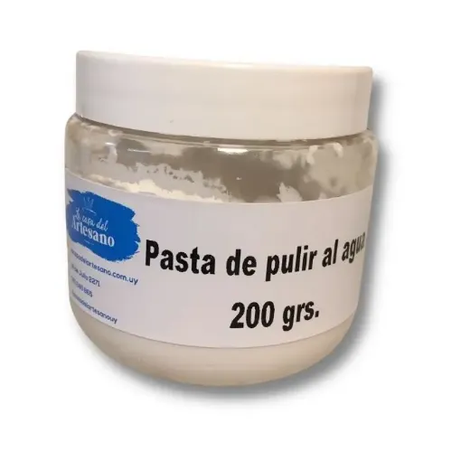 Imagen de Pasta de pulir fina para manualidades "LA CASA DEL ARTESANO" en pote de 200grs