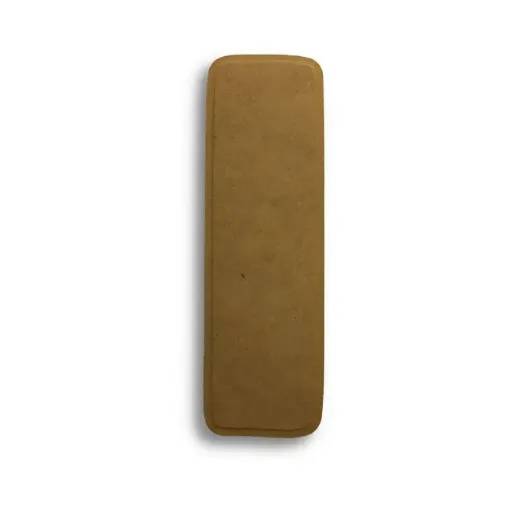 Imagen de Peana base de MDF de 5mms. de espesor con moldura forma rectangular de 25*8cms. Nro.2 puntas curvas