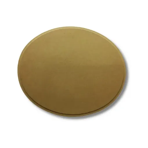 Imagen de Peana base de MDF de 5mms. de espesor con moldura forma ovalo ancho de 22.5*18cms. Nro.3