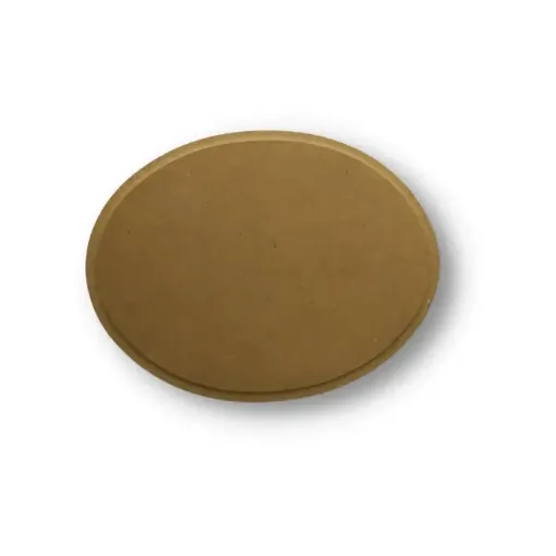 Imagen de Peana base de MDF de 5mms. de espesor con moldura forma ovalo ancho de 19.5*15cms. Nro.3