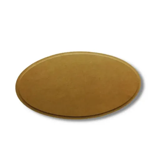 Imagen de Peana base de MDF de 5mms. de espesor con moldura forma ovalo alargado de 26*16cms. Nro.4