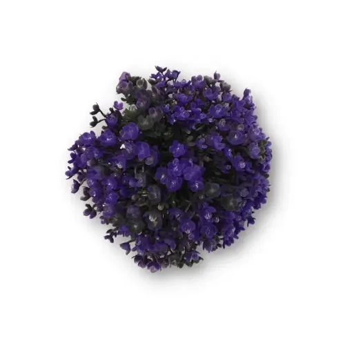 Imagen de Esfera de pasto artificial mini de 15cms. De color violeta