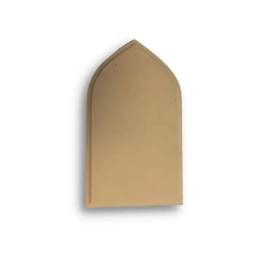 Imagen de Peana base de MDF de 5mms. de espesor con moldura forma capilla en punta de 23*13cms. Nro.3