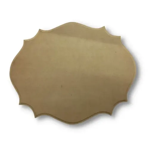 Imagen de Peana base de MDF de 5mm. de espesor forma oval con 8 puntas de 43*36cms. Nro.8