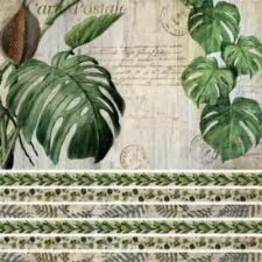 Imagen de Lamina para decoupage EQ Arte de 30*30cms. linea botanica 15-1501