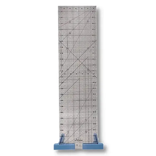 Imagen de Regla para Patchwork nro036 de acrilico quilting ruler LA CASA DEL ARTESANO modelo rectangular UV de 15*60cms. en pulgadas