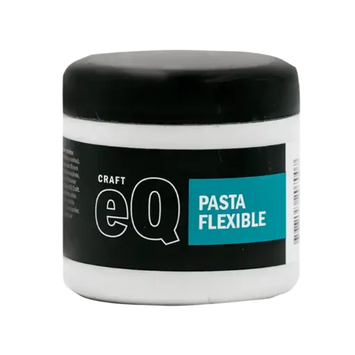 Imagen de Pasta flexible para tela y otras superficies "EQ ARTE" en pote de 200cc