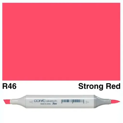 Imagen de Marcador profesional COPIC CIAO alcohol doble punta color R46 Strong red