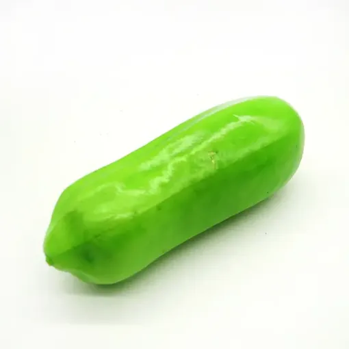 Imagen de Fruta y verdura grande de plastico modelo zucchini de 16x6cms