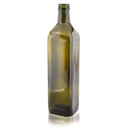 Imagen de Botella de vidrio Marasca color verde de 750ml. de 6.5*27cms. sin tapa