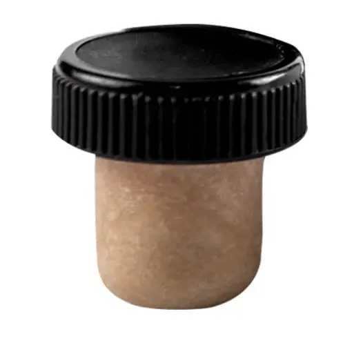 Imagen de Tapon de corcho sintetico tip top para boca de botella de 2cm