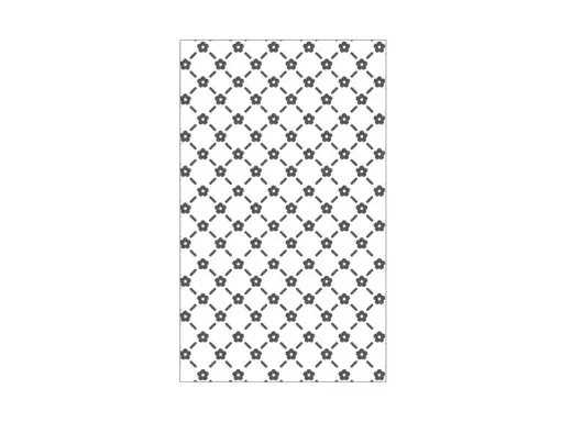 Imagen de Matriz de relieve embossing folder SUNLIT  para maquina troqueladora de 3" y 6" trama celosia floral