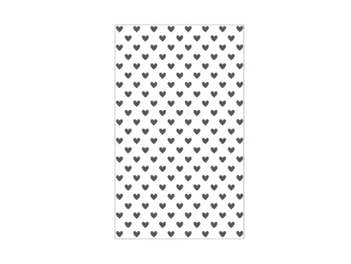 Imagen de Matriz de relieve embossing folder SUNLIT  para maquina troqueladora de 3" y 6" trama corazones