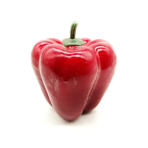 Imagen de Fruta y verdura grande de plastico modelo morron rojo de 7x6cms
