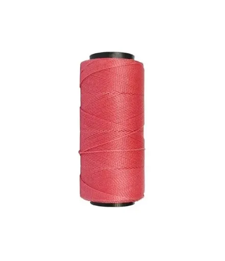 Imagen de Hilo cordon encerado fino 100% polyester 2 cabos cono de 100grs 150mts SETTANYL color 0237 rosa viejo