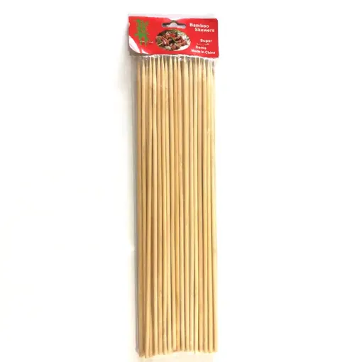 Imagen de Palitos de brochette de bambu de 30cms. gruesos tipo tutor *50 unidades aprox.
