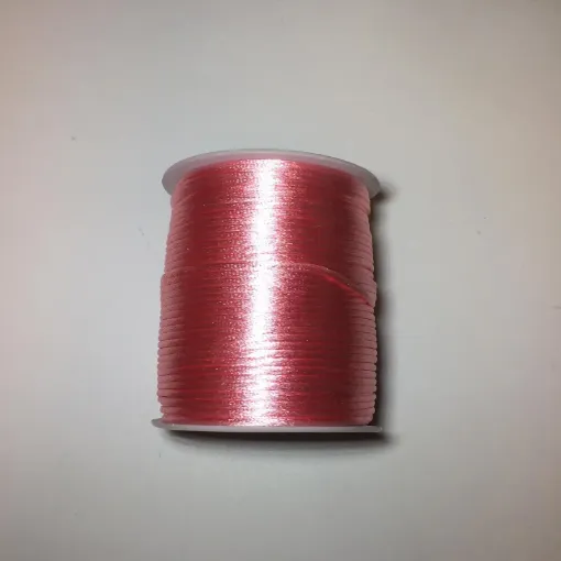 Imagen de Cordon de seda cola de raton de 2mms. *10mts. color rosado