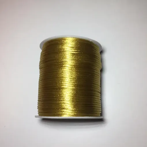 Imagen de Cordon de seda cola de raton de 2mms. *10mts. color Oro dorado