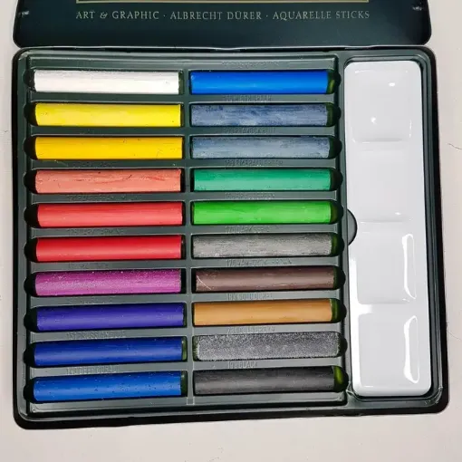 Imagen de Barra acuarelable FABER-CASTELL aleman Albrecht Duerer Aquarelle Sticks set*20 colores 