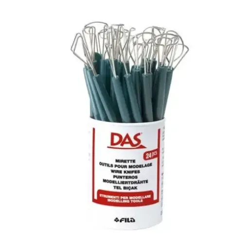 Imagen de Devastador herramienta para modelado doble punta "DAS" 4 modelos en vaso con 24 unidades