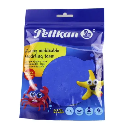 Foamy Moldeable Pelikan 50g Blanco, Manualidades