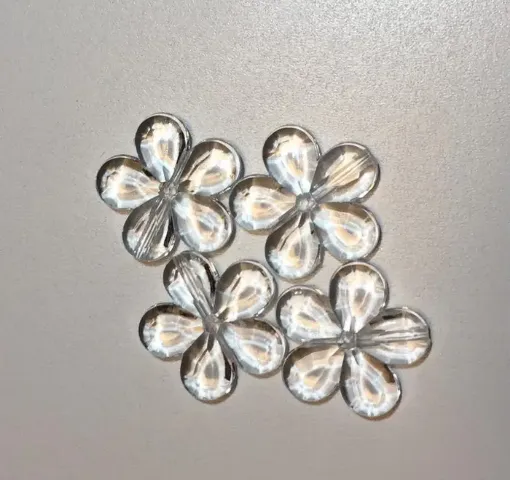Imagen de Piedra cairel flor de 25mms. facetado *4 unidades