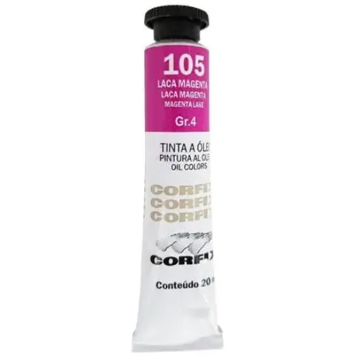 Imagen de Oleo en pomo "CORFIX" Grupo IV *20ml. color  Laca magenta 105 transparente