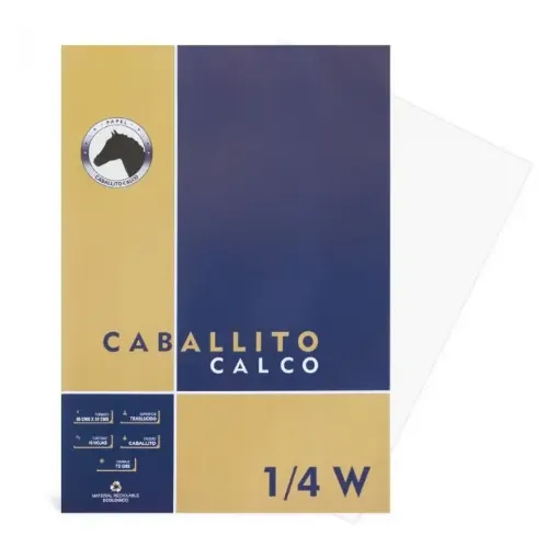 Imagen de Block de papel calco CABALLITO de 1/4w 50*35cms. *10 hojas