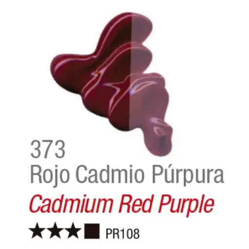 Imagen de Oleo en pomo "ACRILEX" *20ml. color 373 Rojo de Cadmio Purpura opaco