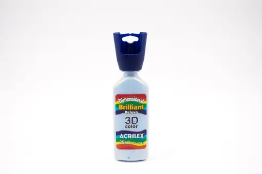 Imagen de Pintura dimensional relieve relevo 3D ACRILEX brillante *35 ml. color Azul bebe 811