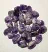 Imagen de Piedras semi preciosas Amatista rolada piedras chicas de 1 a 2cms en paquete de 100grs