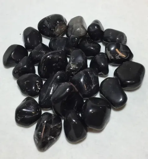 Imagen de Piedras semi preciosas Onix rolado piedras de 1.5 a 2cms en paquete de 100grs