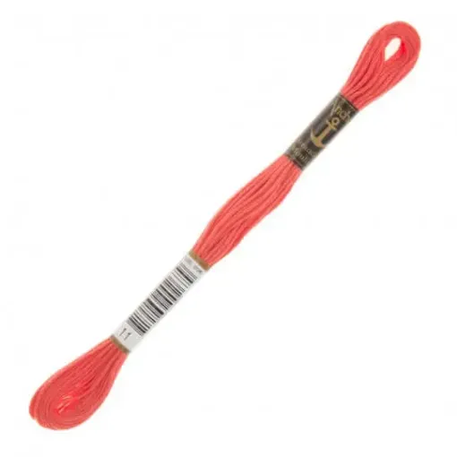 Imagen de Hilo de bordar 100% algodon Mouline ANCHOR 8mts. color 0011 salmon oscuro