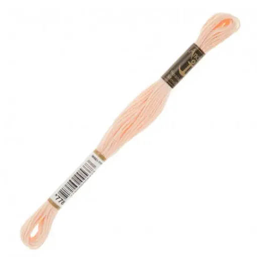 Imagen de Hilo de bordar 100% algodon Mouline ANCHOR 8mts. color 0778 rosado claro