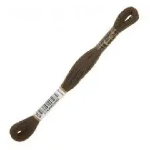 Imagen de Hilo de bordar 100% algodon Mouline ANCHOR 8mts. color 0905 marron