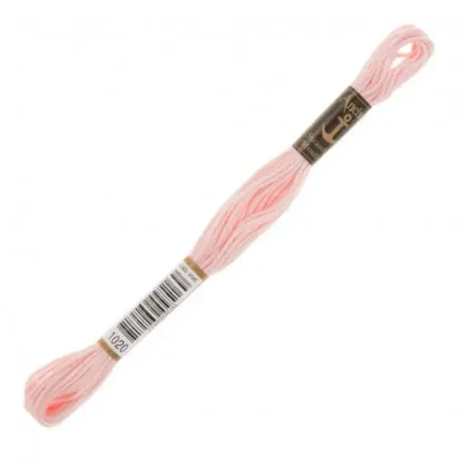 Imagen de Hilo de bordar 100% algodon Mouline ANCHOR 8mts. color 1020 rosado