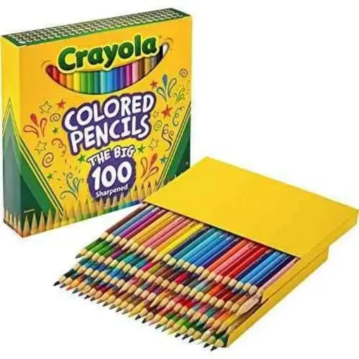 Imagen de Crayola lapices de colores caja con 100 colores diferentes