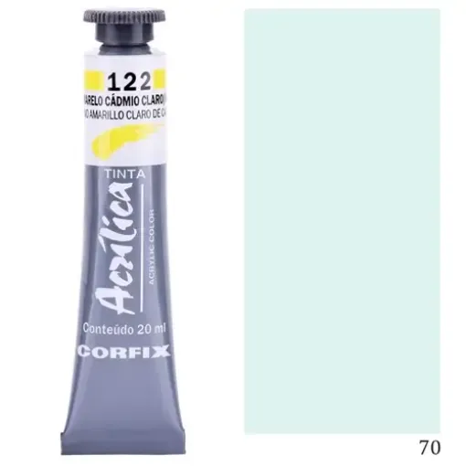 Imagen de Acrilico en pomo tinta acrilica CORFIX de 20ml color G1 opaco Azul Real 70