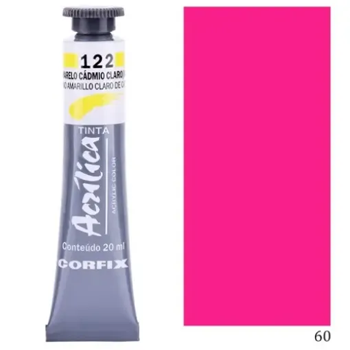 Imagen de Acrilico en pomo tinta acrilica CORFIX de 20ml color G2 translucido Magenta 60