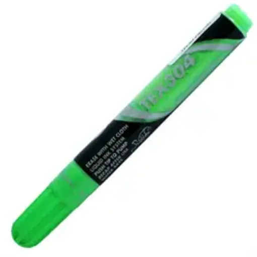 Imagen de Marcador de tiza liquida marca TEX para pizarron color Verde fluo 33