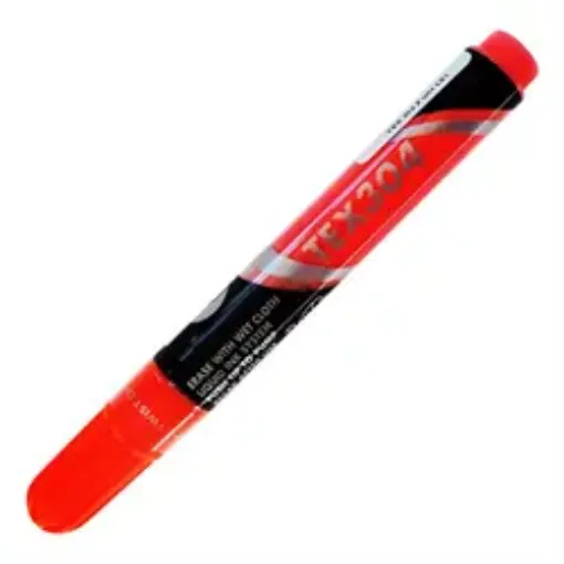 Imagen de Marcador de tiza liquida marca TEX para pizarron color Rojo fluo 40