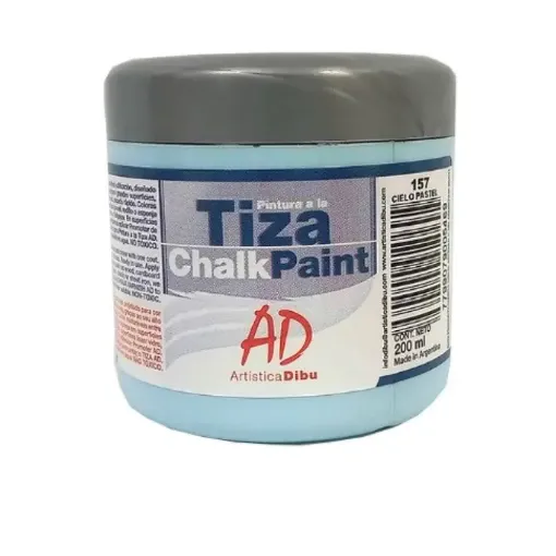 Imagen de Pintura a la tiza mate AD chalked paint 200cc. color Cielo pastel 157