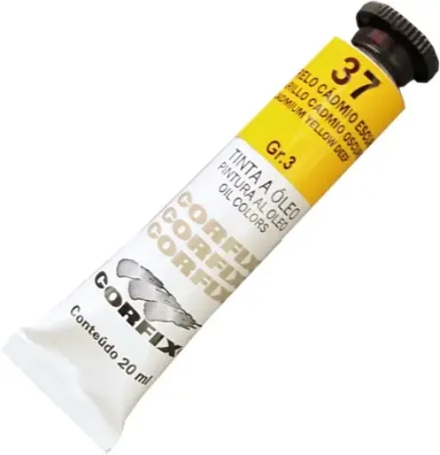 Imagen de Oleo en pomo "CORFIX" Grupo III *20ml. color Amarillo de cadmio oscuro 37 opaco