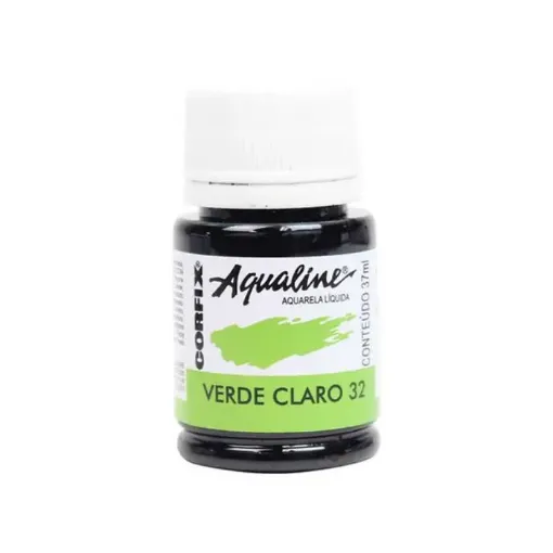 Imagen de Acuarela liquida profesional "CORFIX" Aqualine *30ml color Verde claro 32