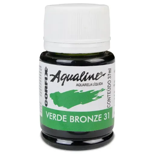 Imagen de Acuarela liquida profesional "CORFIX" Aqualine *30ml color Verde bronze 31