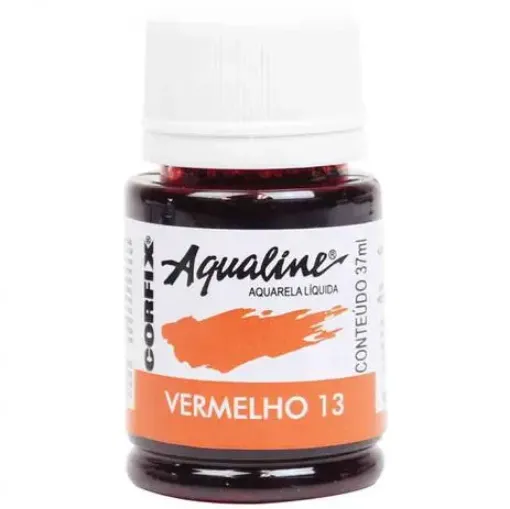 Imagen de Acuarela liquida profesional "CORFIX" Aqualine *30ml color Bermellon 13