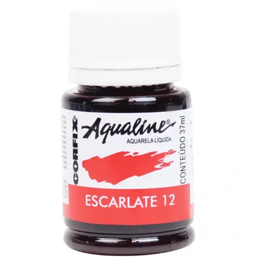 Imagen de Acuarela liquida profesional "CORFIX" Aqualine *30ml color Escarlata 12
