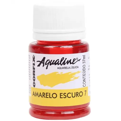 Imagen de Acuarela liquida profesional "CORFIX" Aqualine *30ml color Amarillo oscuro 7