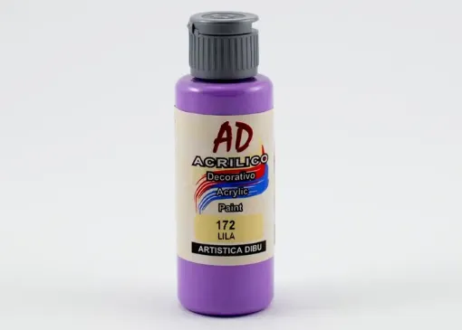 Imagen de Acrilico decorativo pintura acrilica AD *60ml. color 172 lila cubritivo