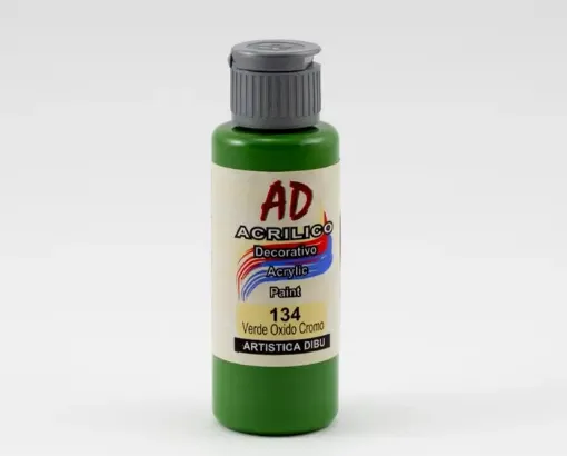 Imagen de Acrilico decorativo pintura acrilica AD *60ml. color 134 verde oxido de cromo cubritivo